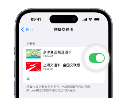 临汾apple维修点分享iPhone上更换Apple Pay快捷交通卡手绘卡面 